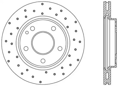 Тормозной диск OPEN PARTS BDRS1700.25