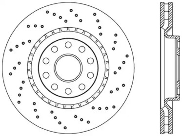 Тормозной диск OPEN PARTS BDRS1741.25