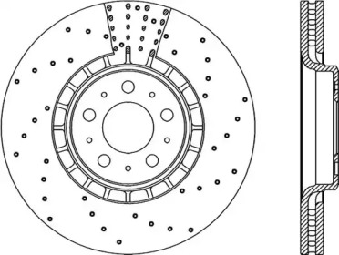 Тормозной диск OPEN PARTS BDRS1977.25