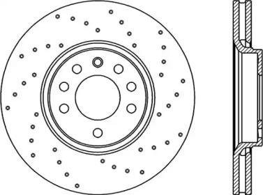 Тормозной диск OPEN PARTS BDRS1990.25