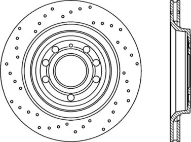 Тормозной диск OPEN PARTS BDRS1992.25