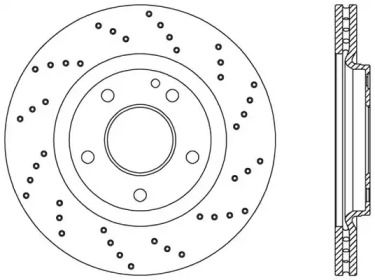 Тормозной диск OPEN PARTS BDRS2054.25