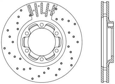 Тормозной диск OPEN PARTS BDRS2122.25