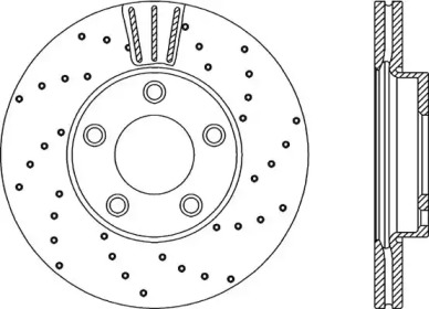 Тормозной диск OPEN PARTS BDRS2142.25