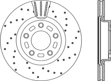 Тормозной диск OPEN PARTS BDRS2156.25