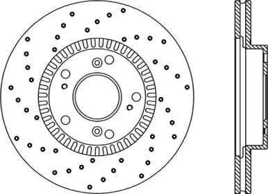 Тормозной диск OPEN PARTS BDRS2162.25