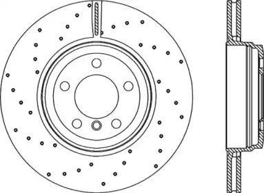 Тормозной диск OPEN PARTS BDRS2222.25