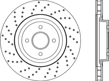 Тормозной диск OPEN PARTS BDRS2225.25