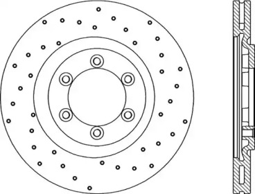 Тормозной диск OPEN PARTS BDRS2229.25