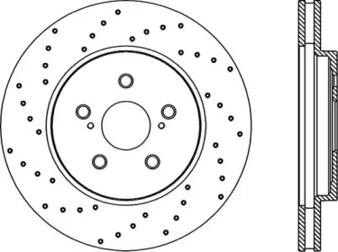 Тормозной диск OPEN PARTS BDRS2238.25