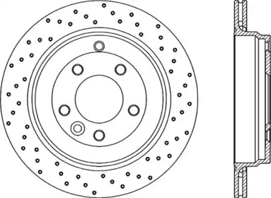 Тормозной диск OPEN PARTS BDRS2256.25