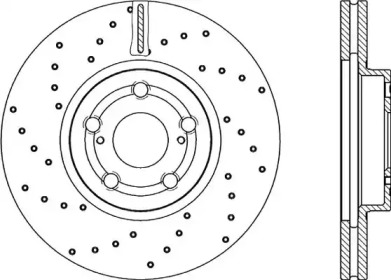 Тормозной диск OPEN PARTS BDRS2266.25