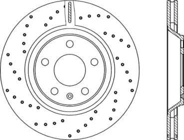 Тормозной диск OPEN PARTS BDRS2271.25