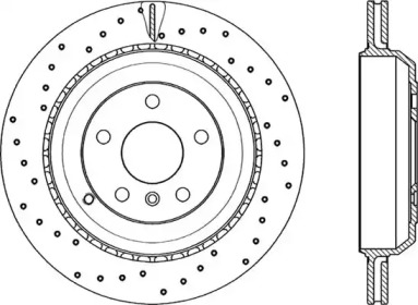 Тормозной диск OPEN PARTS BDRS2297.25