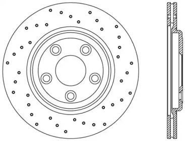 Тормозной диск OPEN PARTS BDRS2358.25