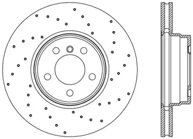 Тормозной диск OPEN PARTS BDRS2361.25