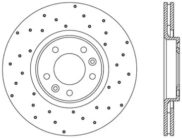 Тормозной диск OPEN PARTS BDRS2380.25