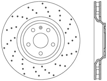 Тормозной диск OPEN PARTS BDRS2448.25