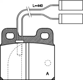 Комплект тормозных колодок OPEN PARTS BPA0005.01