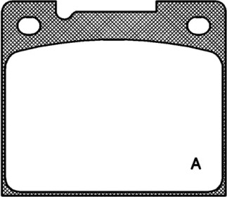 Комплект тормозных колодок OPEN PARTS BPA0039.30