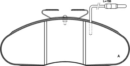 Комплект тормозных колодок OPEN PARTS BPA0048.02