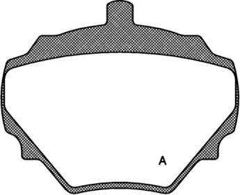 Комплект тормозных колодок OPEN PARTS BPA0052.10