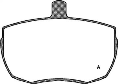 Комплект тормозных колодок OPEN PARTS BPA0056.00