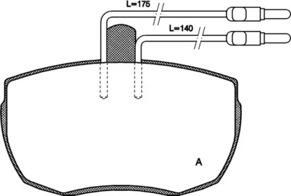 Комплект тормозных колодок OPEN PARTS BPA0056.04