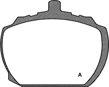 Комплект тормозных колодок OPEN PARTS BPA0058.10