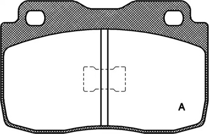 Комплект тормозных колодок OPEN PARTS BPA0114.00