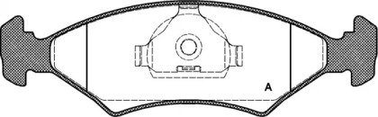 Комплект тормозных колодок OPEN PARTS BPA0119.20