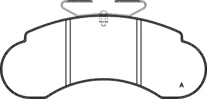 Комплект тормозных колодок OPEN PARTS BPA0142.10