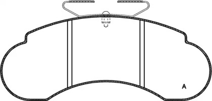 Комплект тормозных колодок OPEN PARTS BPA0142.20