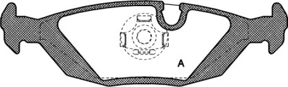 Комплект тормозных колодок OPEN PARTS BPA0155.00