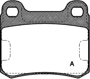 Комплект тормозных колодок OPEN PARTS BPA0157.00