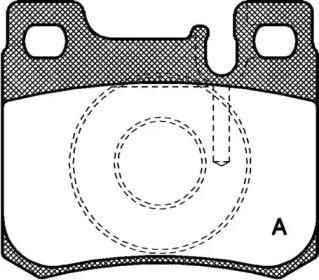 Комплект тормозных колодок OPEN PARTS BPA0157.20