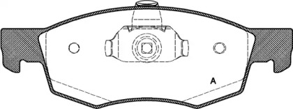 Комплект тормозных колодок OPEN PARTS BPA0172.30