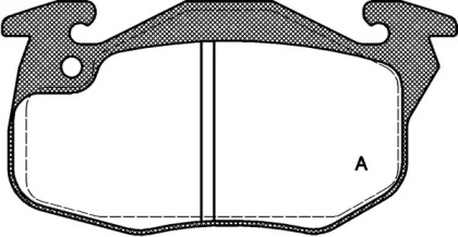 Комплект тормозных колодок OPEN PARTS BPA0192.10