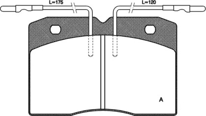 Комплект тормозных колодок OPEN PARTS BPA0211.04