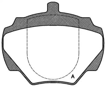 Комплект тормозных колодок OPEN PARTS BPA0222.00