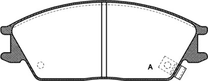 Комплект тормозных колодок OPEN PARTS BPA0224.02