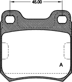 Комплект тормозных колодок OPEN PARTS BPA0239.40