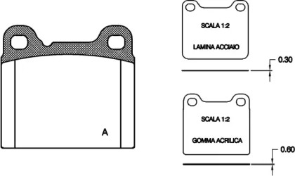 Комплект тормозных колодок OPEN PARTS BPA0257.20