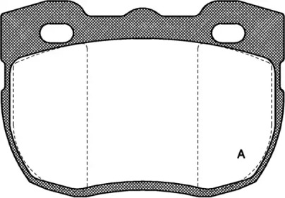 Комплект тормозных колодок OPEN PARTS BPA0267.00