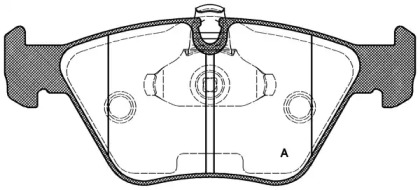 Комплект тормозных колодок OPEN PARTS BPA0270.15