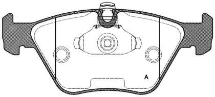 Комплект тормозных колодок OPEN PARTS BPA0270.25