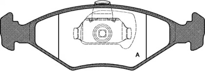 Комплект тормозных колодок OPEN PARTS BPA0281.40