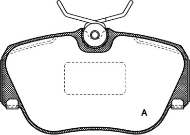 Комплект тормозных колодок OPEN PARTS BPA0284.00