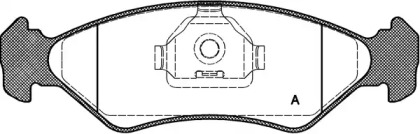 Комплект тормозных колодок OPEN PARTS BPA0285.10