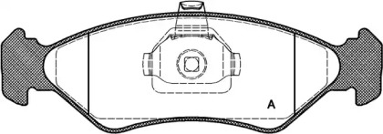 Комплект тормозных колодок OPEN PARTS BPA0285.20